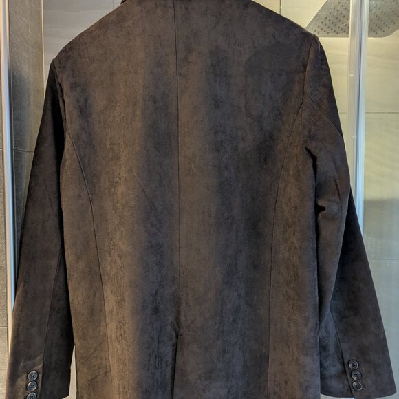 NWT Anthropologie BLANKNYC Brown front FRINGE BLAZER JACKET Western sz: L - Picture 5 of 11